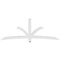 Ekena Millwork Davenport Architectural Grade PVC Gable Bracket, 96"W x 36"H x 4"D x 4"F, 9/12 Pitch GBP096X36X0404DAV00 - alternate 4